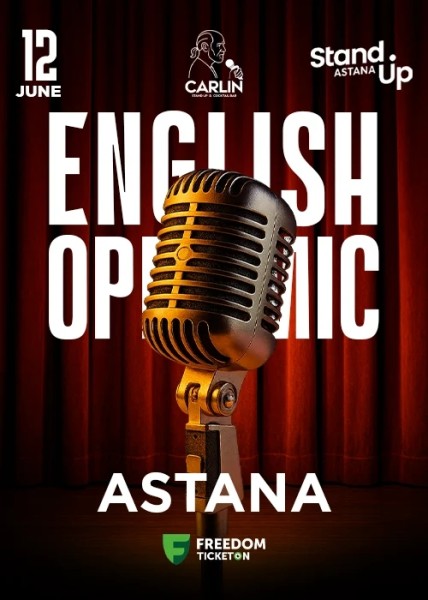 Stand Up: English Open mic┃Астана 12.06.2026
