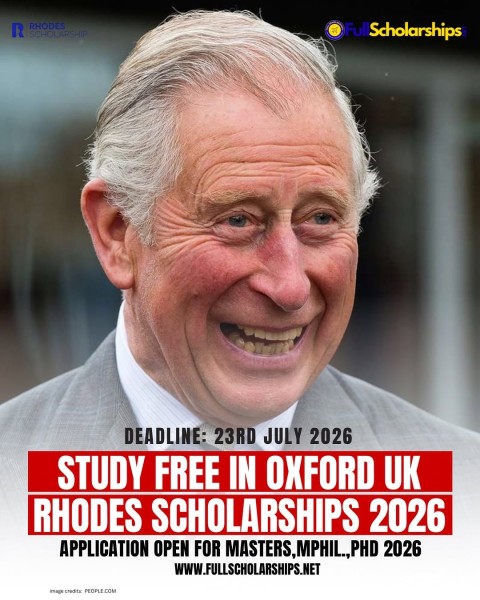 Программа Rhodes Global Scholarship 2027 в Великобритании