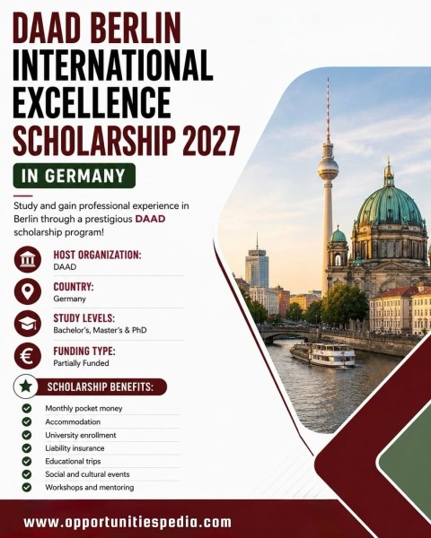 Программа стипендий DAAD Berlin International Excellence Scholarship 2027 в Германии