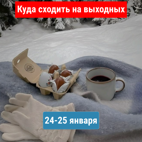 Куда сходить на выходных 24–25 января?