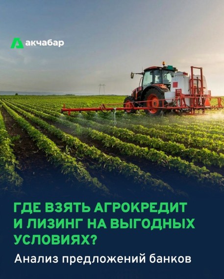 Где взять агрокредит и лизинг на выгодных условиях? Анализ от Акчабар