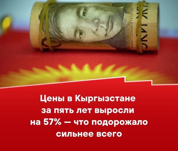 Цены в Кыргызстане за пять лет выросли на 57% - что подорожало сильнее всего