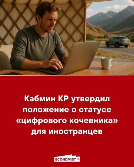 Кабмин КР утвердил положение о статусе «цифрового кочевника» для иностранцев 