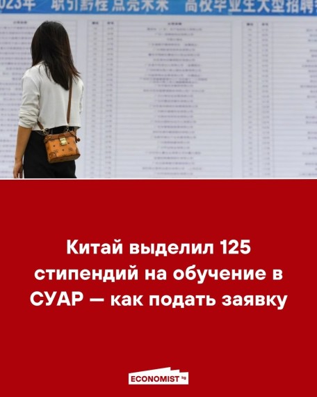 Китай выделил 125 стипендий на обучение в СУАР — как подать заявку