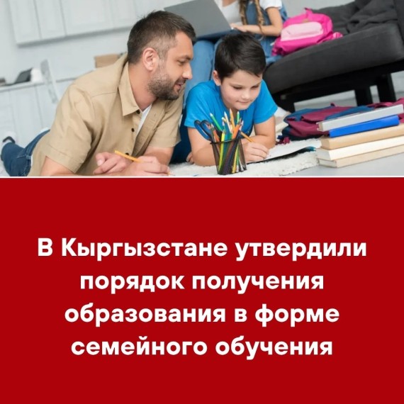В Кыргызстане утвердили порядок получения образования в форме семейного обучения