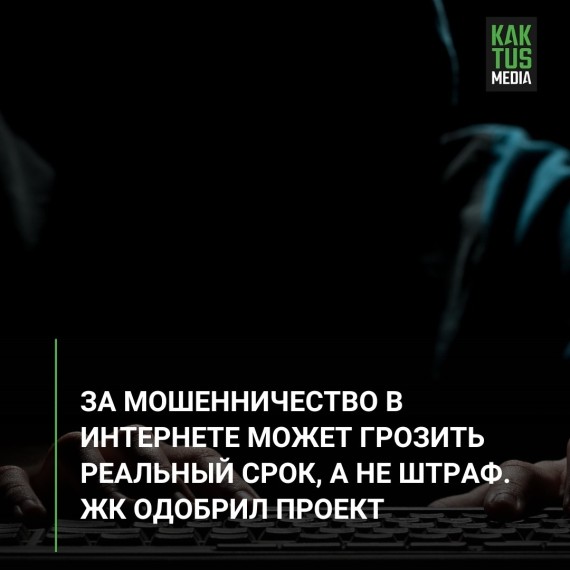 За мошенничество в интернете может грозить реальный срок, а не штраф. ЖК одобрил законопроект