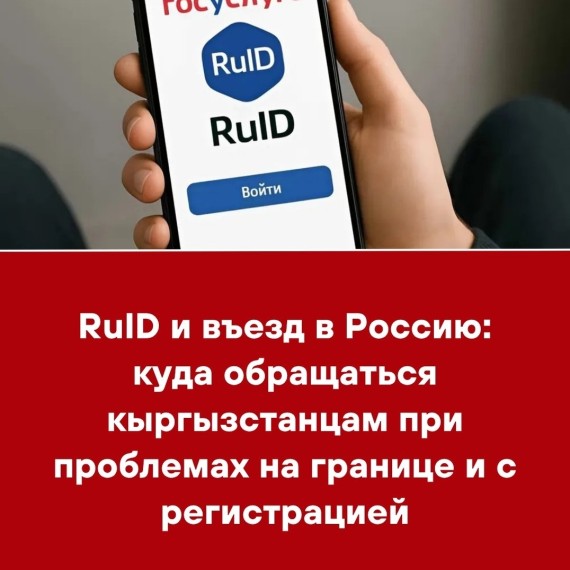RuID и въезд в Россию: куда обращаться кыргызстанцам при проблемах на границе и с регистрацией