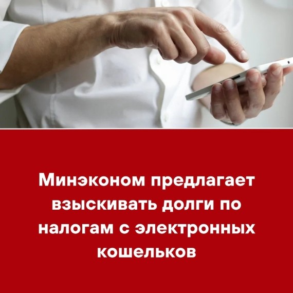 Минэконом предлагает взыскивать долги по налогам с электронных кошельков