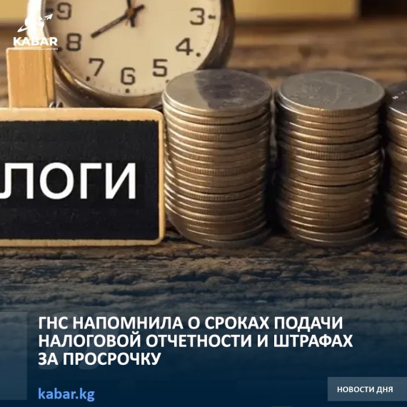 ГНС напомнила о сроках подачи налоговой отчетности и штрафах за просрочку