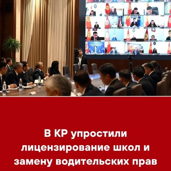В КР упростили лицензирование школ и замену водительских прав