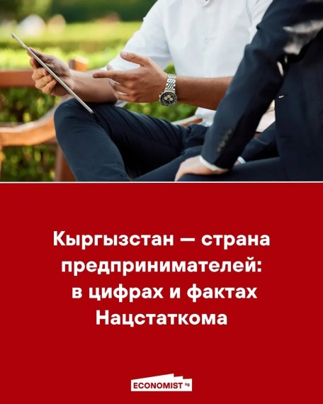Кыргызстан ‒ страна предпринимателей: в цифрах и фактах Нацстаткома