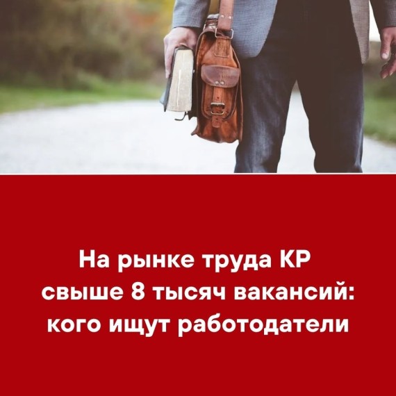 На рынке труда КР свыше 8 тысяч вакансий: кого ищут работодатели