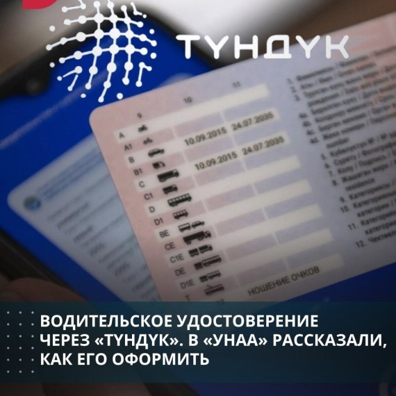 Водительское удостоверение через «Түндүк». В «Унаа» рассказали, как его оформить