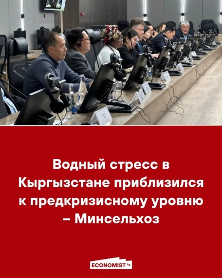 Водный стресс в Кыргызстане приблизился к предкризисному уровню ‒ Минсельхоз