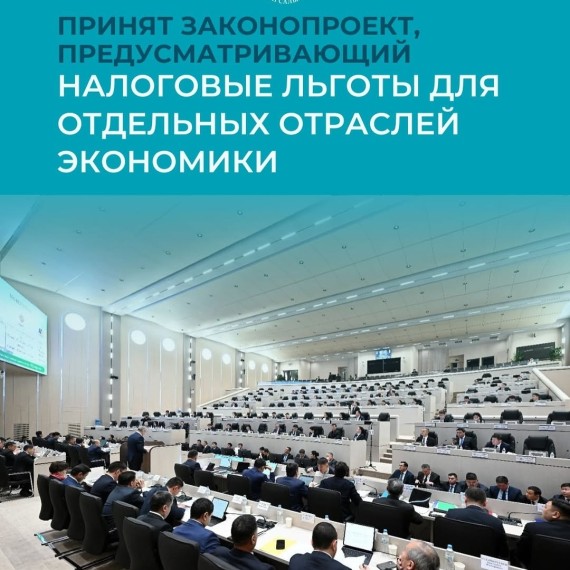 Принят законопроект, пересматривающий налоговые льготы для отдельных отраслей экономики