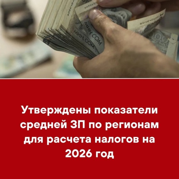 Утверждены показатели средней ЗП по регионам для расчета налогов на 2026 год