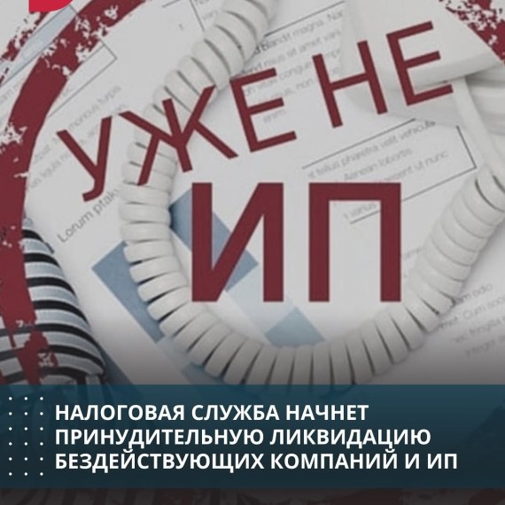 Налоговая служба начнет принудительную ликвидацию бездействующих компаний и ИП