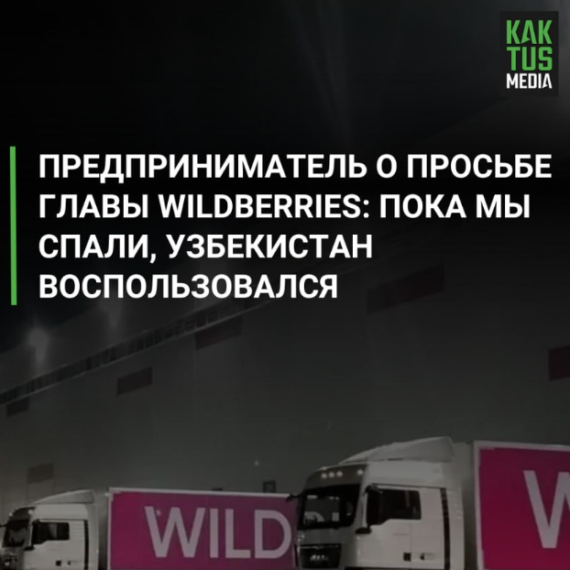 Предприниматель о просьбе главы Wildberries: пока мы спали, Узбекистан воспользовался 