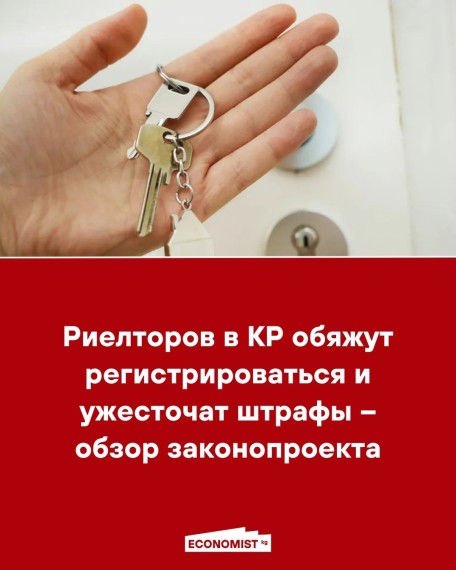 Риелторов в КР обяжут регистрироваться и ужесточат штрафы - обзор законопроекта