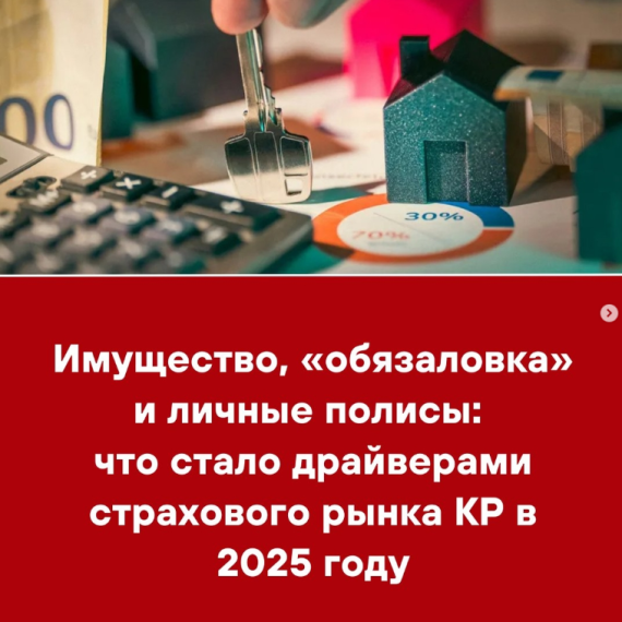 Имущество, «обязаловка» и личные полисы: что стало драйверами страхового рынка КР в 2025 году