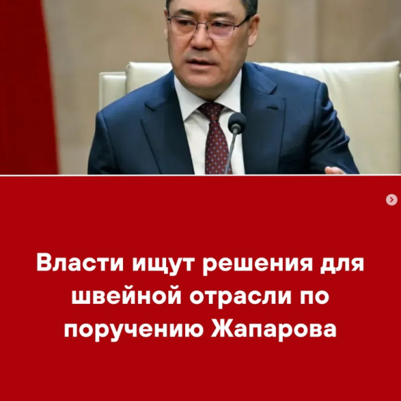 Власти ищут решения для швейной отрасли по поручению Жапарова