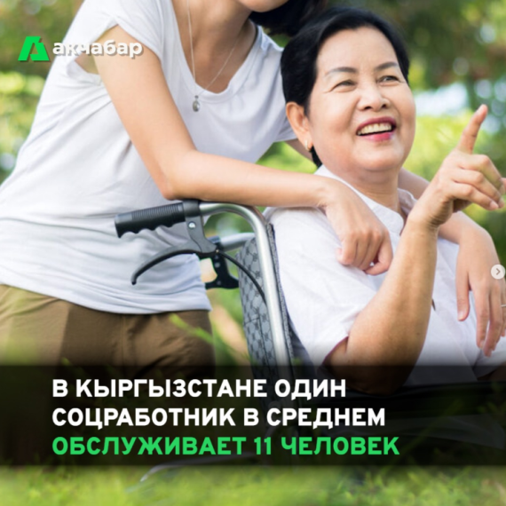 В Кыргызстане один соцработник в среднем обслуживает 11 человек