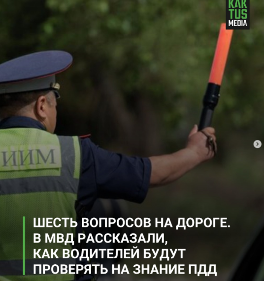 Шесть вопросов на дороге. В МВД рассказали, как водителей будут проверять на знания ПДД