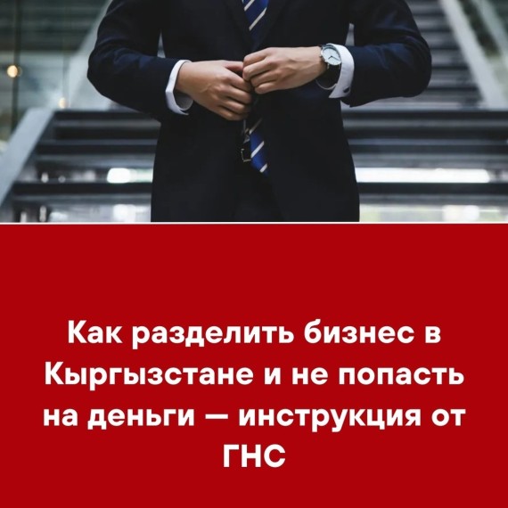 Как разделить бизнес в Кыргызстане и не попасть на деньги — инструкция от ГНС