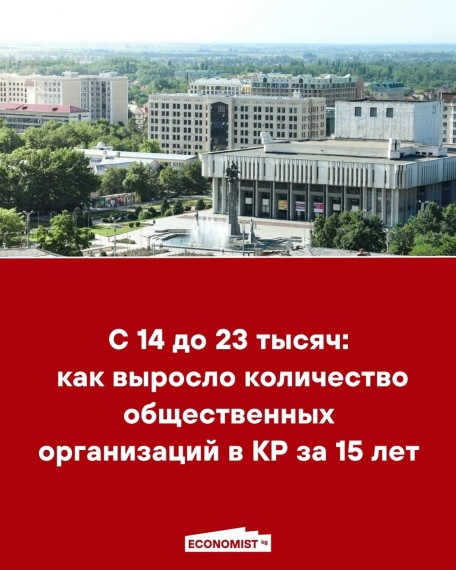 С 14 до 23 тысяч: как выросло количество общественных организаций в КР за 15 лет