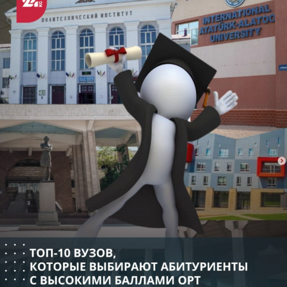 Топ-10 ВУЗов, которые выбирают абитуриенты с высокими баллами ОРТ