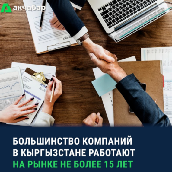 Большинство компаний в Кыргызстане работают на рынке не более 15 лет