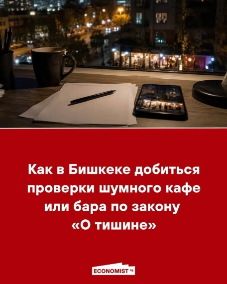 Как в Бишкеке добиться проверки шумного кафе или бара по закону «О тишине»