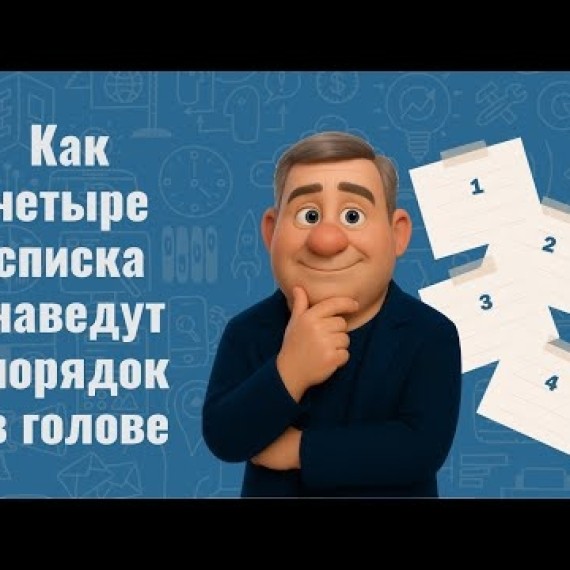 Система из 4 списков, которая навсегда меняет работу предпринимателя