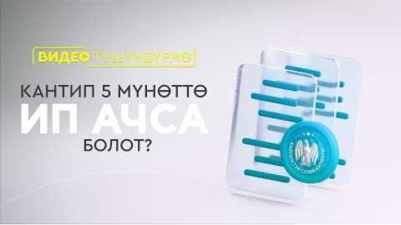 Кантип 5 мүнөттө ИП ачса болот?