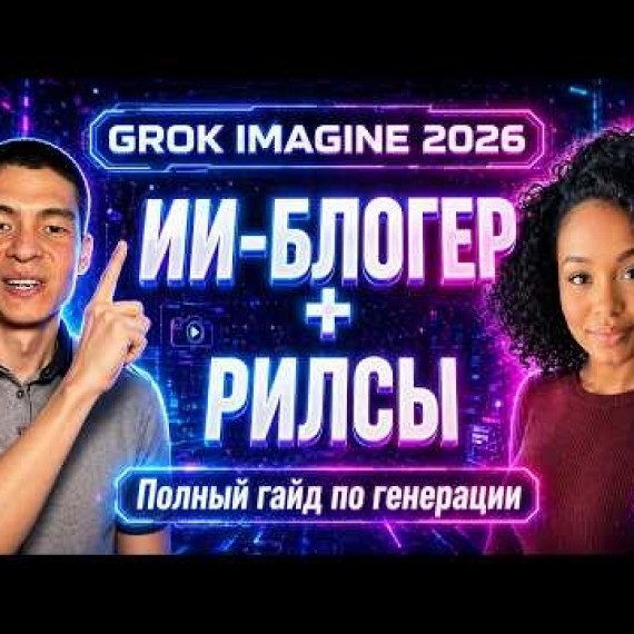 Как создать ИИ-блогера в Grok Ai и делать вирусные рилсы | Продвинутый гайд Grok Imagine 2026